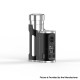 Authentic MECHVAPE Paramour V2 100W VW SBS Box Mod - Silver Red, VW 5~100W, 1 x 18650 / 21700