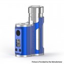 Authentic MECHVAPE Paramour V2 100W VW SBS Box Mod - Silver Blue, VW 5~100W, 1 x 18650 / 21700