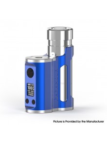 Authentic MECHVAPE Paramour V2 100W VW SBS Box Mod - Silver Blue, VW 5~100W, 1 x 18650 / 21700
