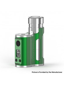 Authentic MECHVAPE Paramour V2 100W VW SBS Box Mod - Silver Green, VW 5~100W, 1 x 18650 / 21700