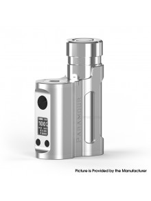 Authentic MECHVAPE Paramour V2 100W VW SBS Box Mod - Full Silver, VW 5~100W, 1 x 18650 / 21700