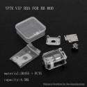 YFTK VIP Style RBA Bridge Tank for BB / Billet / Boro Devices - Silver, 316SS + PCTG, 4.5ml