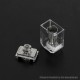 YFTK VIP Style RBA Bridge Tank for BB / Billet / Boro Devices - Silver, 316SS + PCTG, 4.5ml