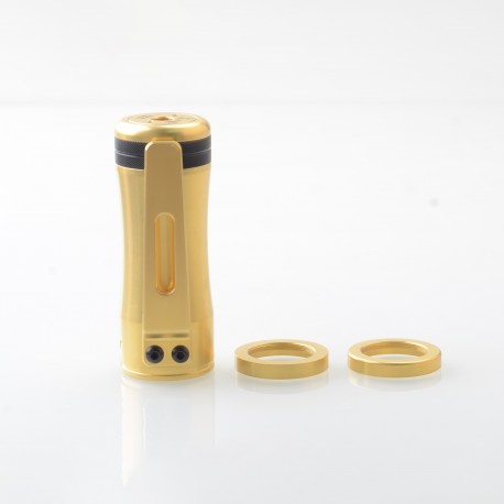 Authentic ThunderCloud Thunder Cloud Bonza Pro Mech Mod - Brass, 1 x 18650 / 20700 / 21700