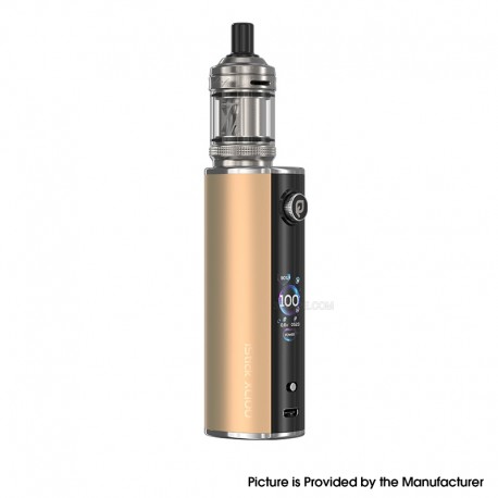 [Ships from Bonded Warehouse] Authentic Eleaf iStick XC100 Mod Kit with GTL X Tank - Matte Gold, VW 5~100W, 1 x 18650 / 21700