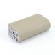 SXK PRC CUDA DNA60C 60W Style VW Box Mod - Beige, VW 1~60W, 1 x 18650, Evolv DNA60C Chipset