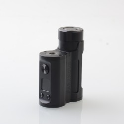 Authentic MECHVAPE Paramour V2 100W VW SBS Box Mod - Full Black, VW 5~100W, 1 x 18650 / 21700