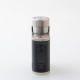 Authentic MECHVAPE Paramour V2 100W VW SBS Box Mod - Silver Black, VW 5~100W, 1 x 18650 / 21700