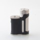 Authentic MECHVAPE Paramour V2 100W VW SBS Box Mod - Silver Black, VW 5~100W, 1 x 18650 / 21700