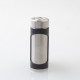 Authentic MECHVAPE Paramour V2 100W VW SBS Box Mod - Silver Black, VW 5~100W, 1 x 18650 / 21700