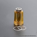 YFTK Diamond Tank Tube for e-Vapor Flash Style V4.5 / V4.5S+ RTA - Yellow, 5.0ml