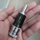 YFTK Diamond Tank Tube for e-Vapor Flash Style V4.5 / V4.5S+ RTA - Black, 5.0ml