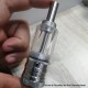 YFTK Diamond Tank Tube for e-Vapor Flash Style V4.5 / V4.5S+ RTA - Translucent, 5.0ml