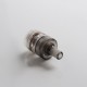 Replacement 510 Drip Tip + Top Cap + Chimney + Tank Kit for Flash e-Vapor V4.5 / V4.5S+ RTA - Black, PC