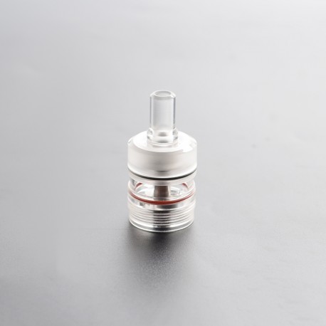 Replacement 510 Drip Tip + Top Cap + Chimney + Tank Kit for Flash e-Vapor V4.5 / V4.5S+ RTA - Transparent, PC