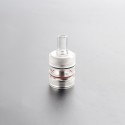 Replacement 510 Drip Tip + Top Cap + Chimney + Tank Kit for Flash e-Vapor V4.5 / V4.5S+ RTA - Transparent, PC