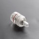 Replacement 510 Drip Tip + Top Cap + Chimney + Tank Kit for Flash e-Vapor V4.5 / V4.5S+ RTA - Transparent, PC