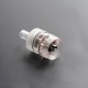 Replacement 510 Drip Tip + Top Cap + Chimney + Tank Kit for Flash e-Vapor V4.5 / V4.5S+ RTA - Transparent, PC