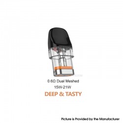 [Ships from Bonded Warehouse] Authentic SMOK Novo Core Pod Cartridge for Novo Axis, Novo Axis EZ - Dual Mesh 0.6ohm, 2ml (3 PCS)