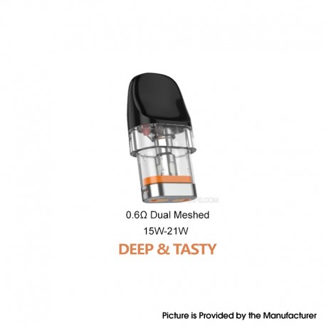 [Ships from Bonded Warehouse] Authentic SMOK Novo Core Pod Cartridge for Novo Axis, Novo Axis EZ - Dual Mesh 0.6ohm, 2ml (3 PCS)