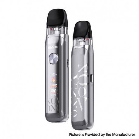[Ships from Bonded Warehouse] Authentic SMOK Novo Axis Pod System Kit - Platinum, 1350mAh, 2ml, 0.6ohm / 0.8ohm