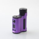 Authentic MECHVAPE Paramour V2 100W VW SBS Box Mod - Black Purple, VW 5~100W, 1 x 18650 / 21700