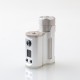 Authentic MECHVAPE Paramour V2 100W VW SBS Box Mod - Full Silver, VW 5~100W, 1 x 18650 / 21700