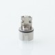 Rekavape Taifun GTR Style MTL RTA Replacement DTL Air Intake - Silver, 0.9mm + 1.5mm