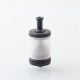 RekaVape Taifun GTR Style MTL RTA Rebuildable Tank Atomizer - Black, 316 Stainless Steel + PC, 4.0ml, 23mm Diameter