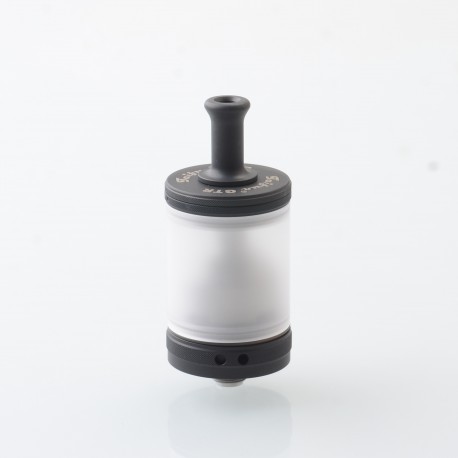 RekaVape Taifun GTR Style MTL RTA Rebuildable Tank Atomizer - Black, 316 Stainless Steel + PC, 4.0ml, 23mm Diameter