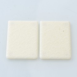 RekaVape Replacement Cover Panel Plate for LVE Orion 2 II / LVE Orion 2 II Pro Pod System - Beige, Panda Pattern, POM (2 PCS)