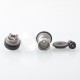 RekaVape Taifun GTR Style MTL RTA Rebuildable Tank Atomizer - Black, 316 Stainless Steel + PC, 4.0ml, 23mm Diameter