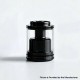RekaVape Replacement Top Refilling Tank Tube Kit for NFGTA Style RTA - Black, 3.0ml