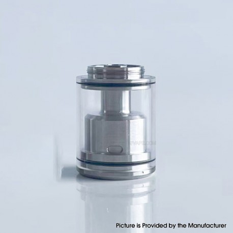 RekaVape Replacement Top Refilling Tank Tube Kit for NFGTA Style RTA - Silver, 3.0ml