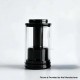 RekaVape Replacement Top Refilling Tank Tube Kit for NFGTA Style RTA - Black, 5.0ml