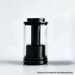 RekaVape Replacement Top Refilling Tank Tube Kit for NFGTA Style RTA - Black, 5.0ml