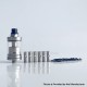 Rekavape NFGTA Style RTA Atomizer - Black, 3ml, Air Pin 1.0, 1.2, 2.0, 2.5, 3.0, 4.0, 4.5mm, 22mm Diameter