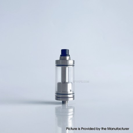 Rekavape NFGTA Style RTA Atomizer - Silver, 5ml, Air Pin 1.0, 1.2, 2.0, 2.5, 3.0, 4.0, 4.5mm, 22mm Diameter