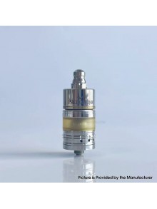 RekaVape Menelaus Polish Style RTA Rebuildable Atomizer - Silver, 316SS + PEI, 4.0ml, 22mm Diameter