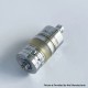 RekaVape Menelaus Polish Style RTA Rebuildable Atomizer - Silver, 316SS + PEI, 4.0ml, 22mm Diameter