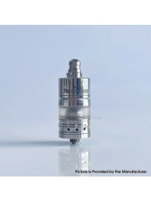 RekaVape Menelaus Polish Style RTA Rebuildable Atomizer - Silver, 316SS + PSU, 4.0ml, 22mm Diameter