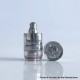 RekaVape Menelaus Polish Style RTA Rebuildable Atomizer - Silver, 316SS + PSU, 4.0ml, 22mm Diameter
