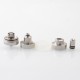 Kayfun Lite Style RTA Rebuildable Tank Atomizer - Silver, Stainless Steel + PC, 2ml, 22mm Diameter