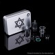 Authentic Long Lucifer RTA Rebuildable Tank Atomizer - Black, 2.0ml / 4.0ml, 2mm Diameter