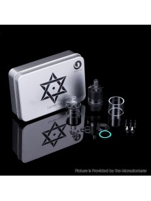 Authentic Long Lucifer RTA Rebuildable Tank Atomizer - Black, 2.0ml / 4.0ml, 2mm Diameter