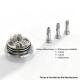 Authentic Long Lucifer RTA Rebuildable Tank Atomizer - Black, 2.0ml / 4.0ml, 2mm Diameter