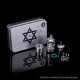 Authentic Long Lucifer RTA Rebuildable Tank Atomizer - Silver, 2.0ml / 4.0ml, 2mm Diameter