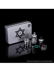 Authentic Long Lucifer RTA Rebuildable Tank Atomizer - Silver, 2.0ml / 4.0ml, 2mm Diameter