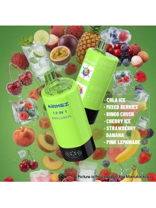 [Ships from EU-1 Warehouse] Airmez Fox 300k 12 in 1 Disposable Kit - Cola Ice + Mixed Berries + Bingo Crush + Chrry Ice