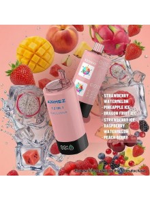 [Ships from EU-1 Warehouse] Airmez Fox 300k 12 in 1 Disposable Kit - Strawberry Watermelon + Pineapple Ice + Dragon Fruit Ice